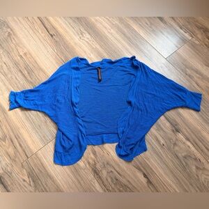 Y2K Absolutely Vibrant Blue Knit Shrug